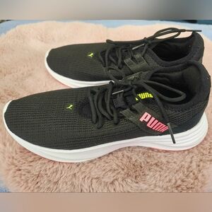 Puma Women's Radiate XT 192237-08 Black Running Shoes Sneakers Size 6.5
